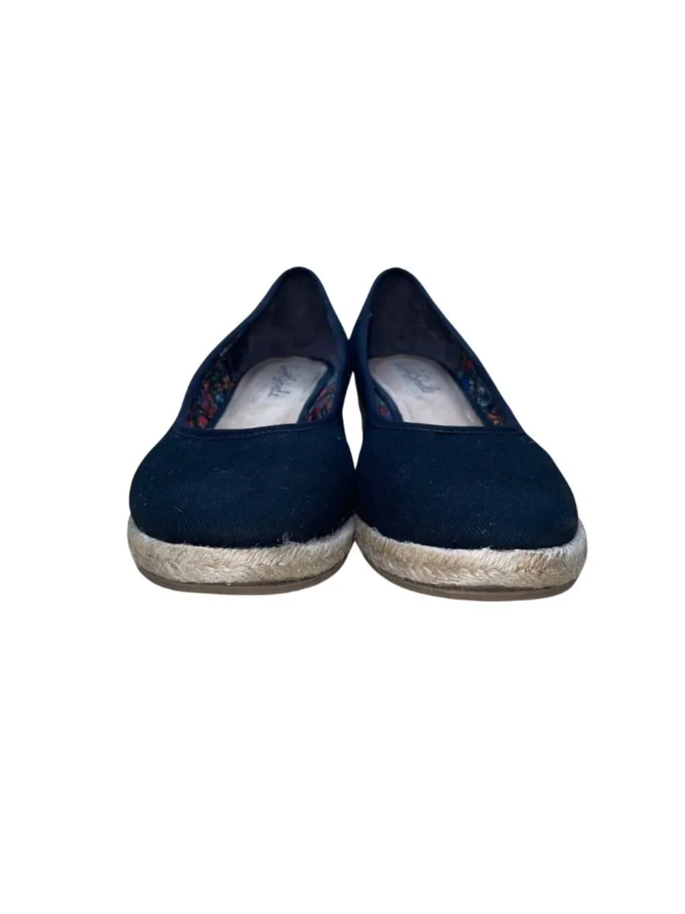 LifeStride Velocity Women’s Black Fabric Karma Wedge Espadrille Shoes Size 9.5M